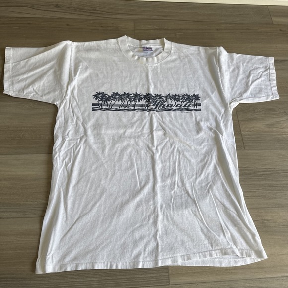 Other - Vintage All‎ Sport Events White Mens Shirt XL Hawaii Single Stitch 100% Cotton
